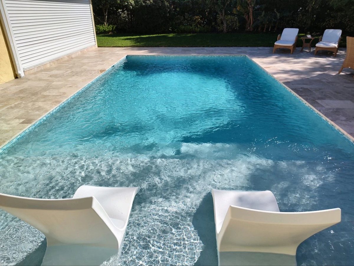 Piscina con Cool Blue