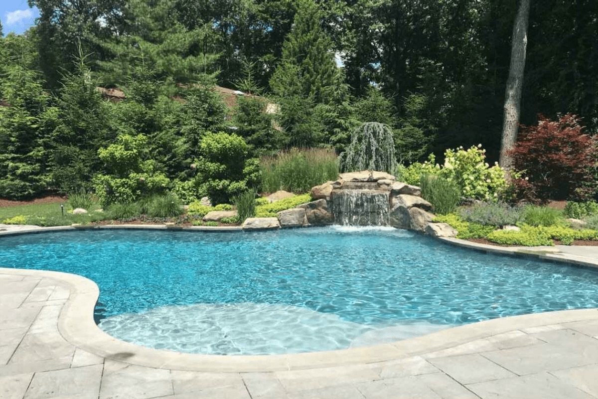 Piscina con French Gray